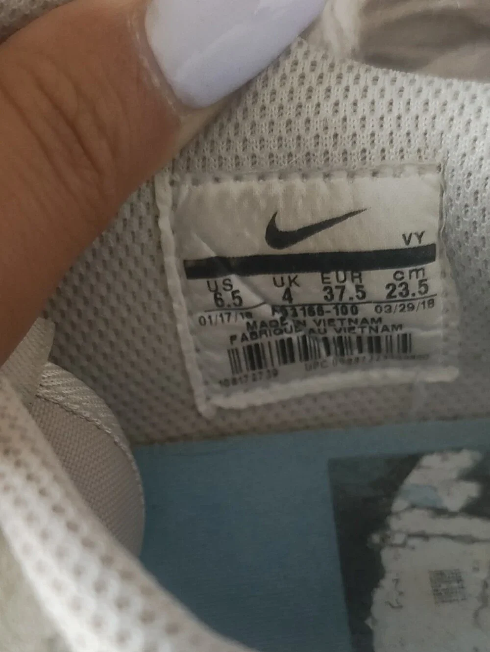 Rare Nike Cortes Holographic Logo